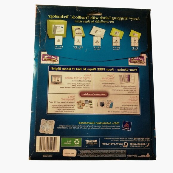 Avery 8164 White Shipping Labels Inkjet 3 X 4 Inch 119 Stickers - Picture 2 of 9